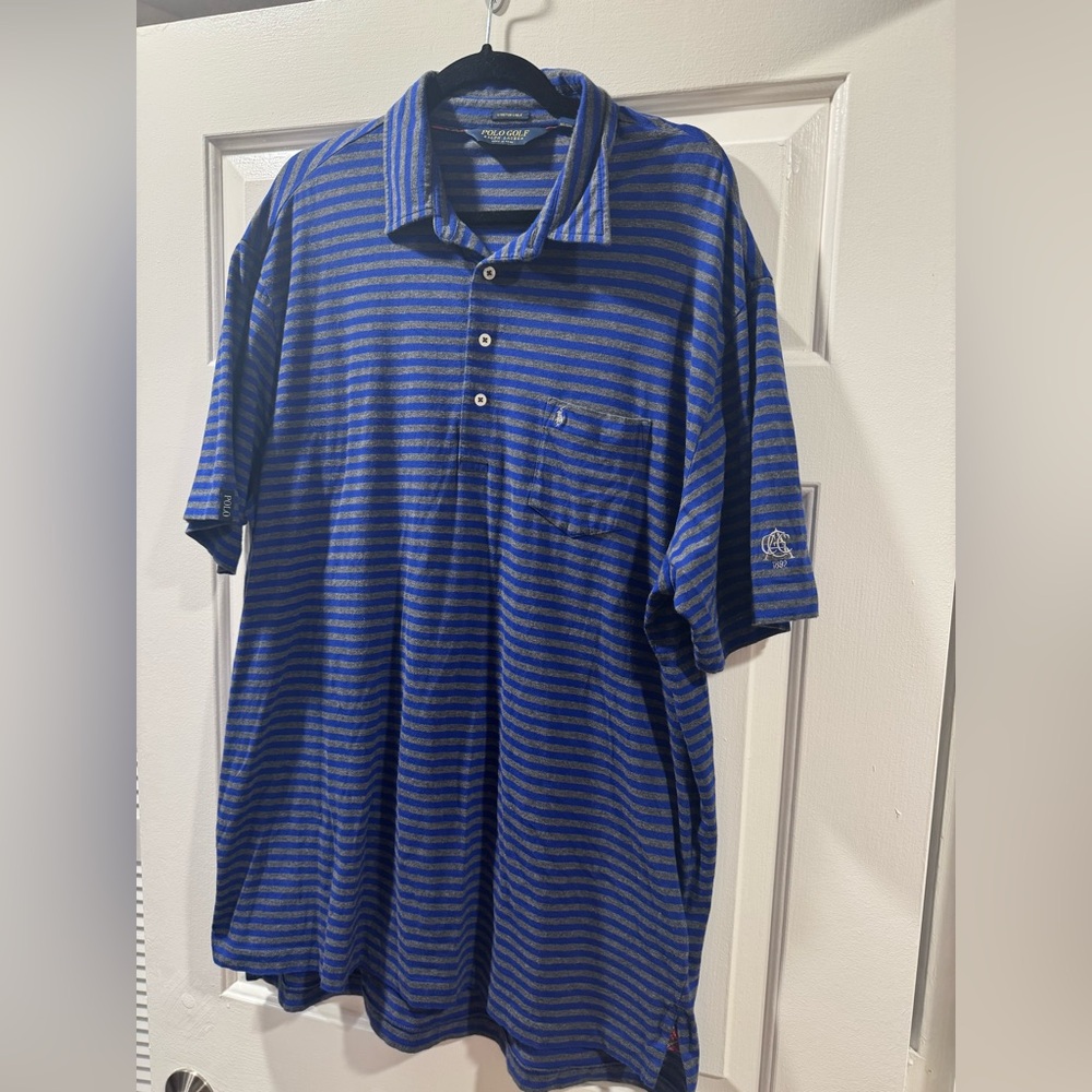 XL Polo Golf Ralph Lauren Striped Men's Shirt - Picture 2 of 6